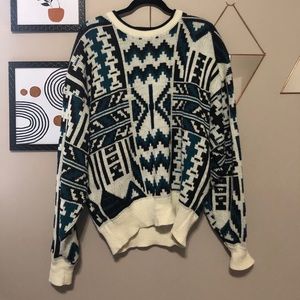 Vintage Aztec Sweater